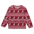thumbnail image 2 of Preschool Outerstuff  Crimson Alabama Crimson Tide Ugly Sweater Pajama Set, 2 of 5