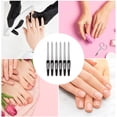 thumbnail image 6 of Unique Bargains 6 Pcs Double-sided Stainless Steel Nail Files Black, 6 of 7