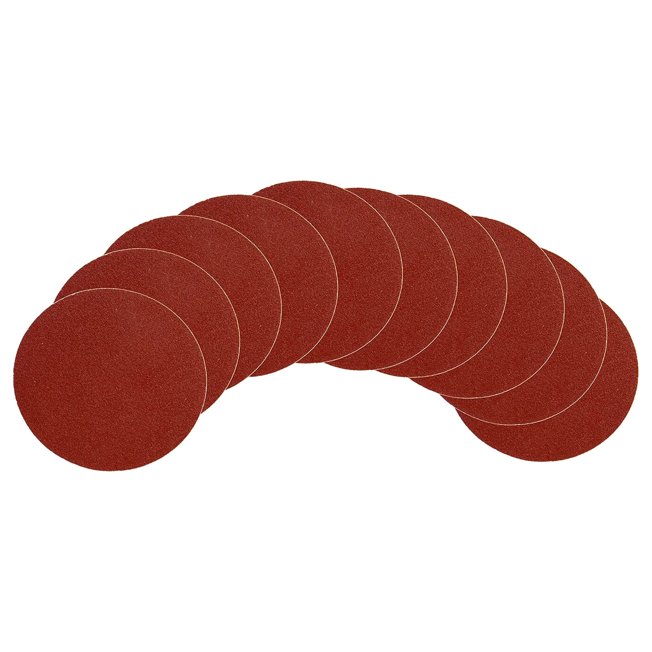 Wen 120 Grit Adhesive Backed 5 Inch Disc Sandpaper, 10 Pack