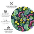 thumbnail image 4 of Disketp Watercolor Cactuses Funny Coasters,6 Pcs Leather Coasters With Holder, Perfect Housewarming Hostess Gifts,Protect Furniture From Water Marks Scratch And Damage, 4 of 9