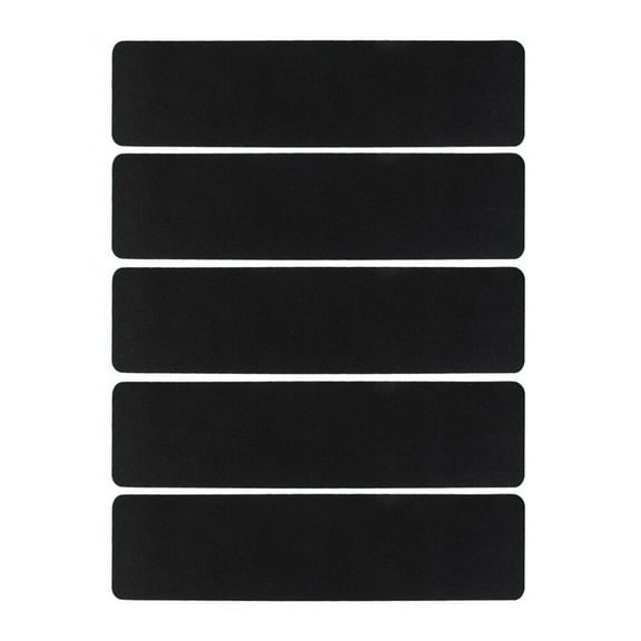 NIAIZEK Anti-Skid Non- Traction Tape for Ramps and Steps, Black, 5-Pack, 24 x 6 Inch Safety Grip Strips