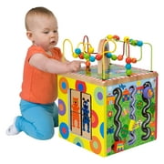 ALEX Discover My Busy Town Wooden Activity Cube