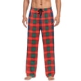 thumbnail image 7 of FORMRS Mens Pajama Pants with Pockets Cotton Sleepwear Lounge Bottoms Sizes S-2XL, Red and Blue Pattern, 7 of 7
