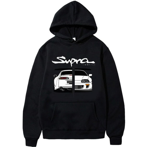 Sudadera con capucha de Initial D Supra para hombre y mujer, ropa con estampado JDM de Manga larga, holgada, informal, japonesa, 2023