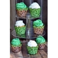 thumbnail image 2 of Paquete de 24 envoltorios reversibles para cupcakes con temática de Minecraft para fiesta de cumpleaños, 2 of 2