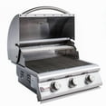 thumbnail image 2 of Outdoor Kitchen 3 Burner Built In Propane Gas Grill (Head Only) - 25 Inch Drop In Three Burner Backyard Grill Station Liquid Propane LP By Blaze Grills, 2 of 2