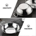 thumbnail image 4 of Stainless Steel Pan with Handles Kitchen Cooking Pan Kitchenware for Induction Cooker, 4 of 4