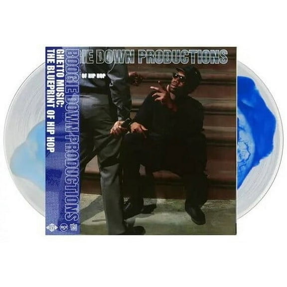 Boogie Down Productions – Ghetto Music: The Blueprint Of Hip Hop LP blue in clear