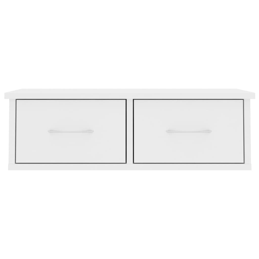 Kepooman Modern Display Shelf, Wall Mounted Shelf for Home, Display Storage Unit with 2 Drawers, Black Kepooman Modern Display Shelf, Wall Mounted Shelf for Home, Display Storage Unit with 2 Drawers, Black