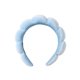 thumbnail image 1 of Diadema de spa de terciopelo con ondas de agua a la moda para mujer, diadema de SPA, diadema esponjosa, diadema de maquillaje para lavar la cara, azul Zefei Wu 9024735099758, 1 of 3