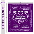 thumbnail image 5 of 1 Pcs Gifts For Mom, Mother's Day, Christmas, Valentines Day, Birthday Gifts - Mom Gifts, Mother Gifts For Mom To Be, First Mom, New Mom Gifts For Women - Throw Blanket, 5 of 5