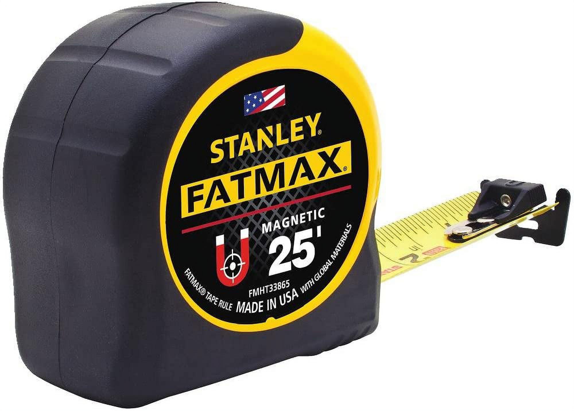 DURATECH 25FT Magnetic Tape Measure w/Fractions 1/8 Retractable