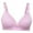 Wine, variant on COBKK Full Figure Bras with Support and Lift Women Wireless Large Size Pull Together Bra Comfortable Underwear Exercise Bralettes for Women Y-1576 Red-A 36