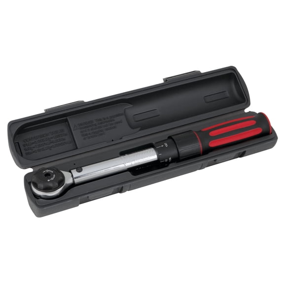 Performance Tool M197 3/8-Inch Drive Torque Wrench 250 inch/lb. - Dual Scale, Audible Click, Precision Ratchet
