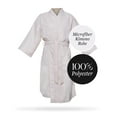 thumbnail image 3 of Microfiber Plush Kimono Robe with Minx Lining | Style: MPK3000, 3 of 13