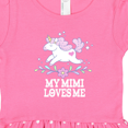 thumbnail image 3 of Inktastic My Mimi Loves Me Unicorn Girls Toddler Dress, 3 of 4