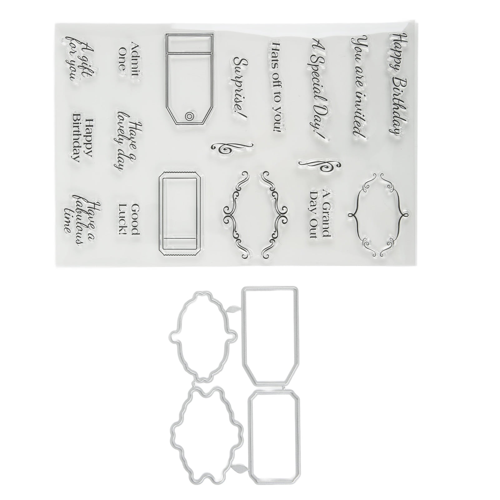 Transparent Stamps, Silicone Clear Stamps Paper Crafts DIY Recycled For