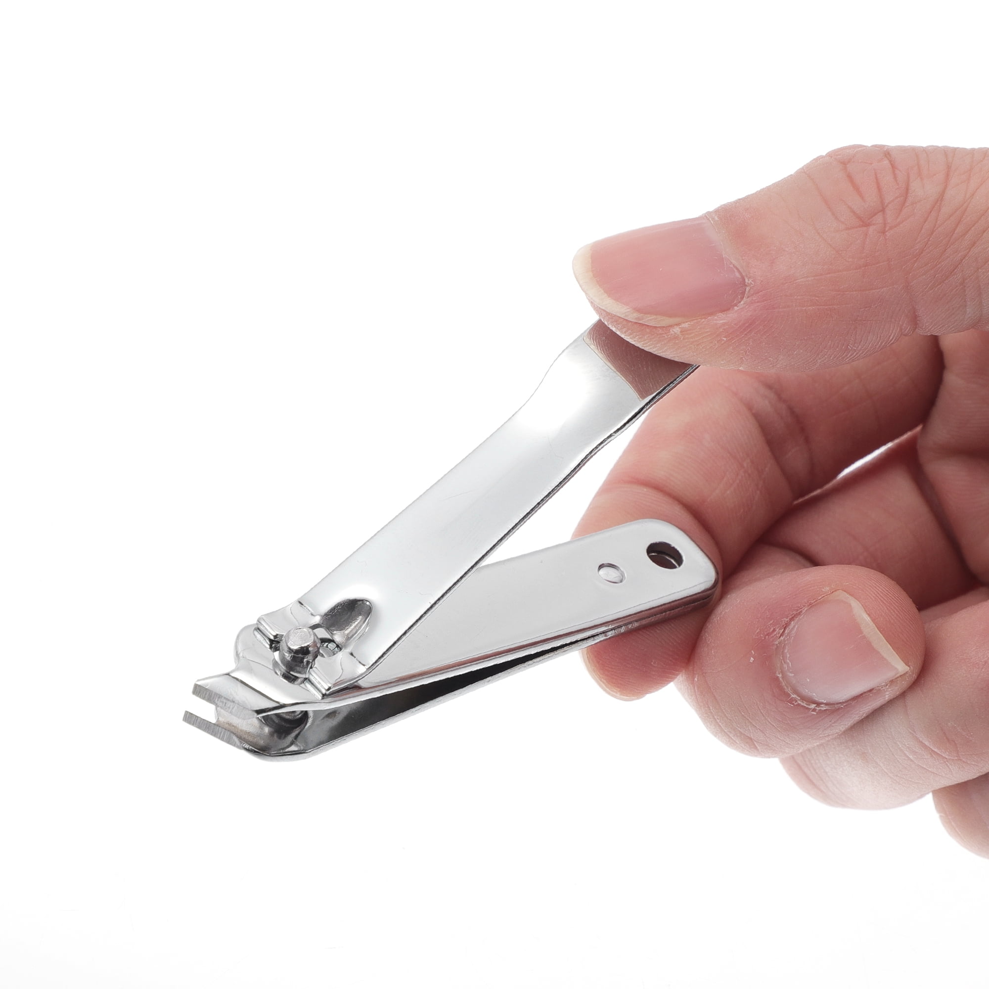 Unique Bargains 4pcs Exquisite Stainless Steel Nail Clippers Set Silver Tone