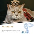 thumbnail image 4 of Collar para gatos, collar para mascotas con cascabel, collar decorativo para gatitos, collar ajustable para gatos, 4 of 7