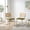 Green, variant on Set of 2 Black Faux Leather Rattan Dining Chairs with Chrome Legs