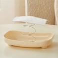 thumbnail image 5 of Tissue Paper Storage Container Spring Loaded Tissue Box Cover Facial Napkin Case Dispenser for Bathroom Home, 5 of 9