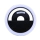 thumbnail image 1 of Anillo de luz LED para selfies con clip, recargable por USB, 3 modos, para teléfonos inteligentes, cámaras, fotografía y teléfonos (negro), 1 of 7