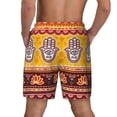 thumbnail image 3 of Men's Swim Trunks Board Shorts Beach Swimwear Bathing Suits Pakistani Indian Evil Eye Hamsa Hand, 3 of 7