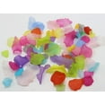 thumbnail image 4 of U8MO 100 Assorted Shape Petal Leaves Beads Charm Mixed Color Flower Jewelry Making, 4 of 7