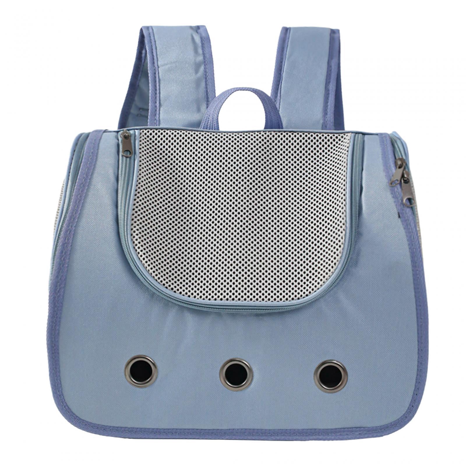 oshhnii Cat Backpack Carrier Comfortable Ventilation Portable Breathable Dog Cat Carrier Blue