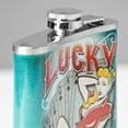 thumbnail image 3 of Lucky Lady Stainless Steel 8 oz Liquor Flask, 3 of 7
