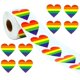 thumbnail image 1 of 2x500pcs Pegatinas Navidad Rolllabel 8 Rainbow S Pattern 's Day - Patrón, 1 of 4