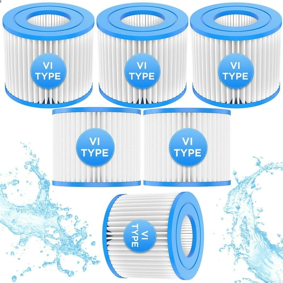 Type Hot Tub Spa Filter Replacement Compatible with Lay-Z-Spa, Coleman SaluSpa, Inflatable Hot Tub, Swimming Pool Pump Filter -GSLA