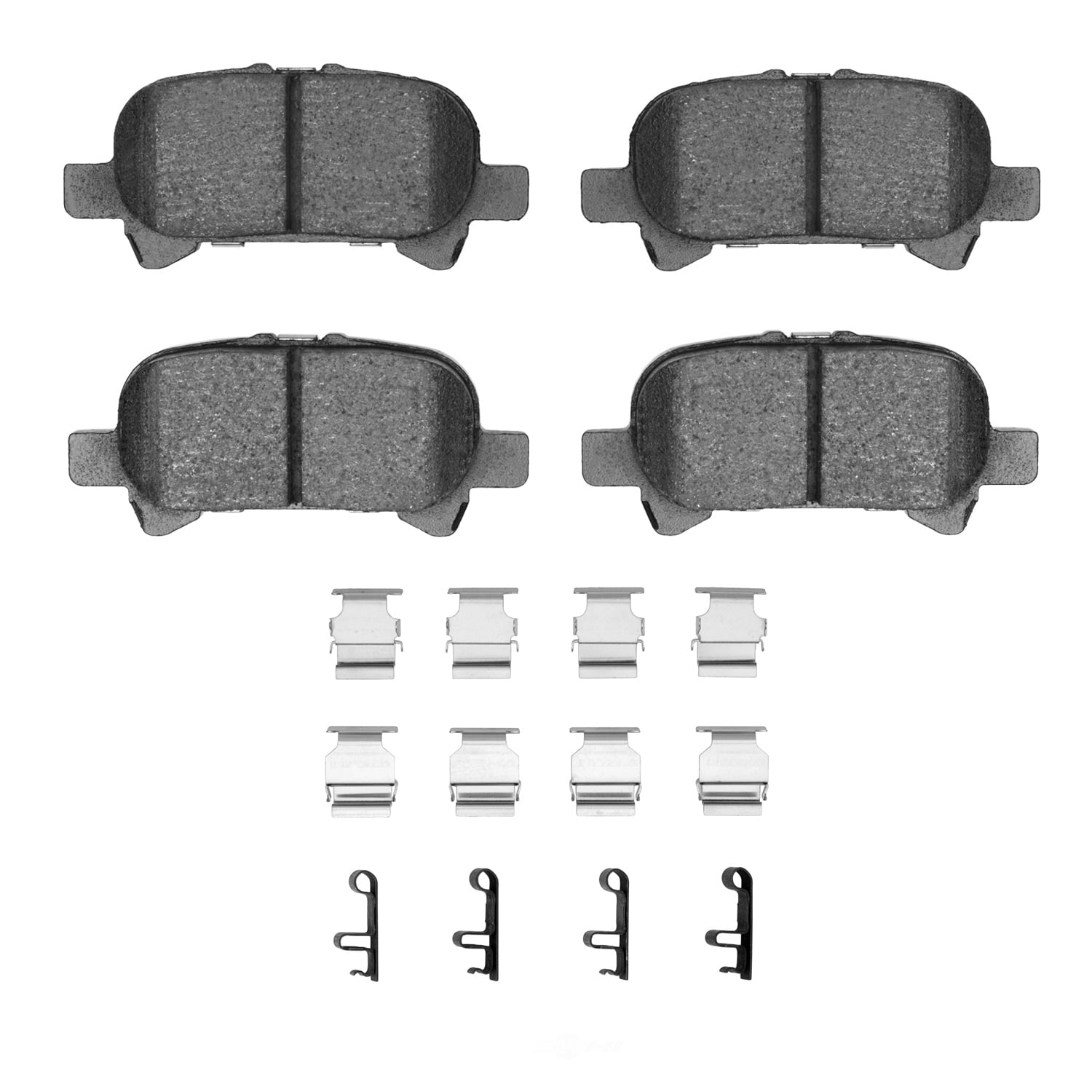 Dynamic Friction Company 1551-0828-02 DFC 5000 Advanced Brake Pads - Ceramic and Hardware Kit - OE