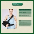 thumbnail image 2 of Black Shoulder Stabilization Brace - Post-Injury Support for Humerus Fractures, Dislocations & Rotator Cuff Surgery Recovery - Adjustable, Lightweight External Immobilizer with Versatile Fit for All, 2 of 5