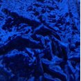 thumbnail image 5 of Royal Blue Crushed Stretch Velvet Solid, 5 of 6
