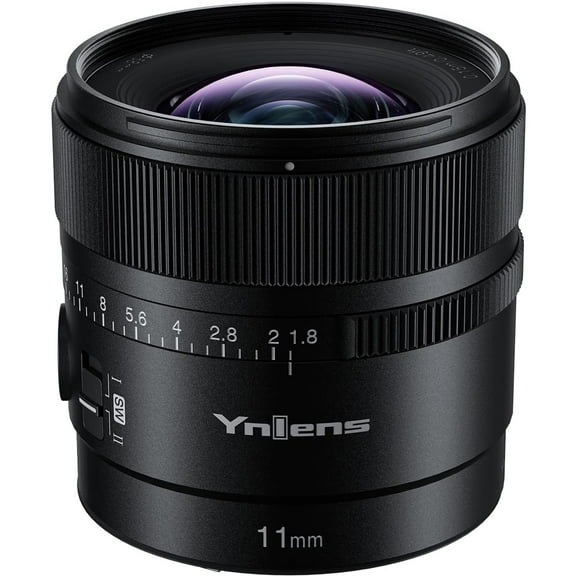 YONGNUO YN11MM F1.8S Lens w/Remote Controller forSony 11mm F1.8 Large Aperture Fixed Prime Lens Auto Focus APS-C Frame Ultra Wide Angle Lens forSony E Mount Mirrorless Cameras