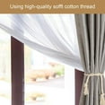 thumbnail image 4 of Yirtree 2 Pack Curtain Tiebacks Modern Simple Style Drape Tie Backs Convenient Decorative Weave Rope Curtain Holdbacks for Thin or Thick Home & Office Window Draperies, 4 of 8