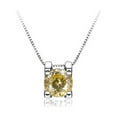 thumbnail image 6 of Moissanite Necklace for Women 1ct Round Cut D Color VVS1 925 Sterling Silver Diamond Necklace Moissanite Pendant Necklace for Women with Certificate, 6 of 9