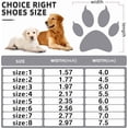 thumbnail image 7 of Non-Slip Dog Shoes for Outside and Indoor, Rugged Anti- Slip Sole Dogs Boots with Adjustable Reflective Strips for Small Medium Large Dogs (Waterproof-Khaki, #8(Width 2.97 inch) Pack of 4), 7 of 7