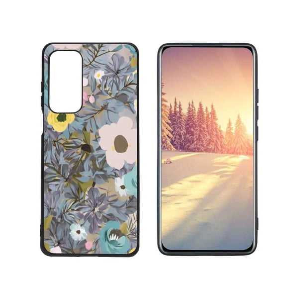 Compatible with Motorola MOTO Edge 5G UW Phone Case, Flowers 143 Case Men Women, Flexible Silicone Shockproof Case for Motorola MOTO Edge 5G UW