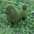 thumbnail image 4 of Estatua de animales flocados Ticfox tipo C hecha a mano de resina y musgo, 4 of 7