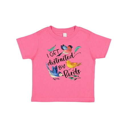 

Inktastic I Get Distracted by Birds Gift Baby Boy or Baby Girl T-Shirt