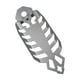 thumbnail image 2 of Accesorios de modificación de cubierta de amortiguador de motocicleta de aleación de aluminio, fáciles de instalar para motocross ATV, protector duradero universal de primera calidad. Plata, 2 of 9