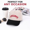 thumbnail image 4 of Fun "GAMEDAY" Upside Down Trucker Cap Reversible Novelty Hat Adjustable Snapback for Men and Women Game Day Essential,1 pcs,Black-Red, 4 of 5