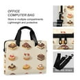 thumbnail image 4 of FORMRS 16" Laptop Bag Carrying Sleeve Case with Handle Travel Shoulder Briefcase, Red Cakes, 4 of 8