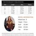 thumbnail image 5 of Cogild Women's Halloween Fair Isle Sweater - Vintage Bat Pattern Brown Knit Pullover, Cozy Fall & Spooky Season Outfit, 5 of 7