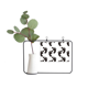 thumbnail image 1 of La Huella Negra simple silueta proteger animales Marco De Metal Florero De Cerámica Decoración, 1 of 4