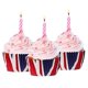 thumbnail image 2 of 200pcs Union Jack Cupcake Case Muffins Dessert Cake Holder Paper Cup Paper Cupcake Liners, 2 of 4