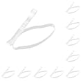 thumbnail image 3 of Qarigey 1 par de correas invisibles transparentes para zapatos para sujetar zapatos sueltos tacones altos mulas Transparente 10piezas Qarigey CBP435781, 3 of 5