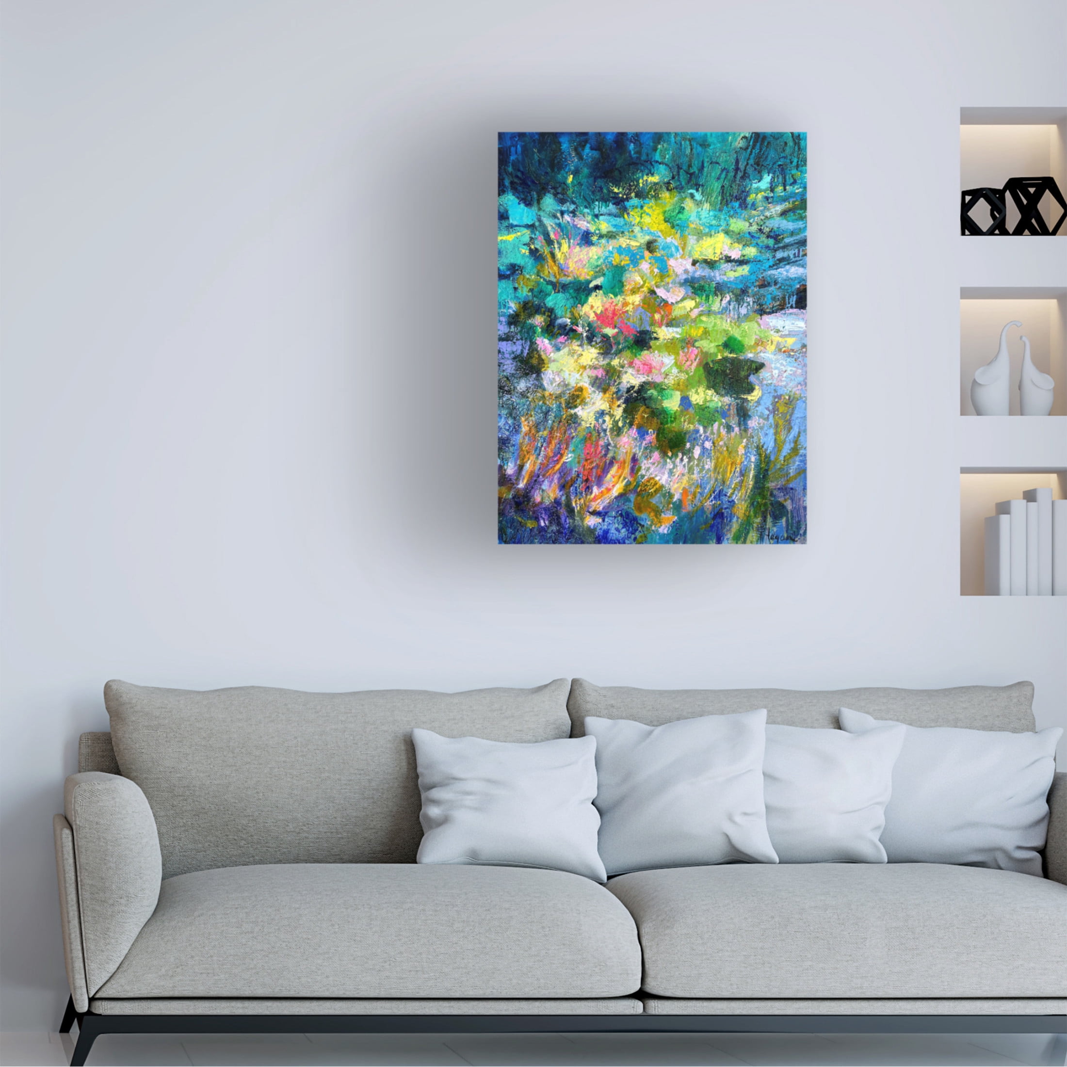 Canvas Wall Art - Dorothy Fagan 'Adream D A Wish Sacred I' Wall Art for Living Room, Bedroom, or Office D?cor by Trademark Fine Art - 14 x 19 Inches